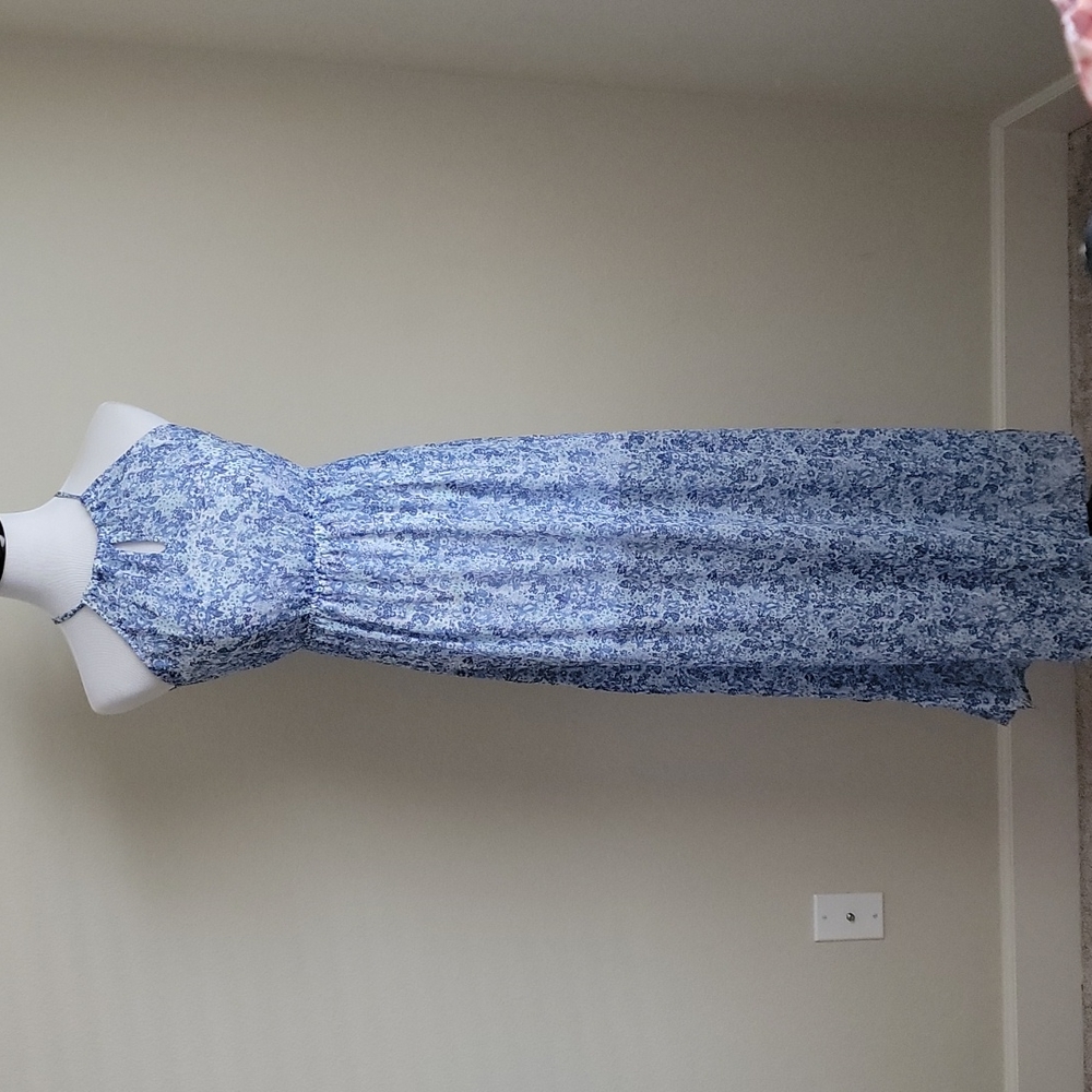 Hollister Floral Maxi Halter Dress